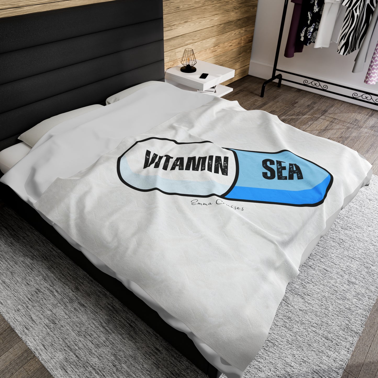 Vitamin Sea - Velveteen Plush Blanket