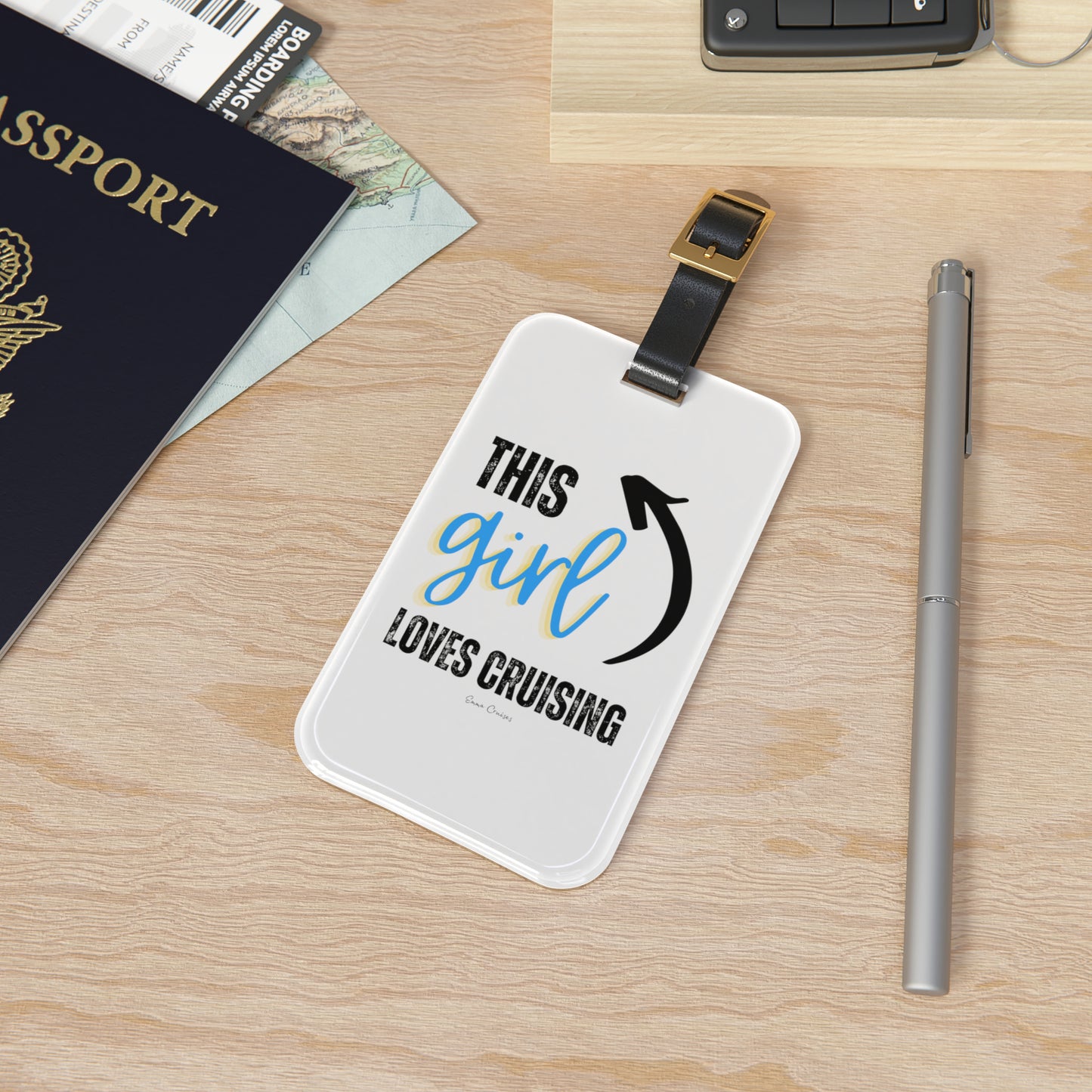 This Girl Loves Cruising - Luggage Tag