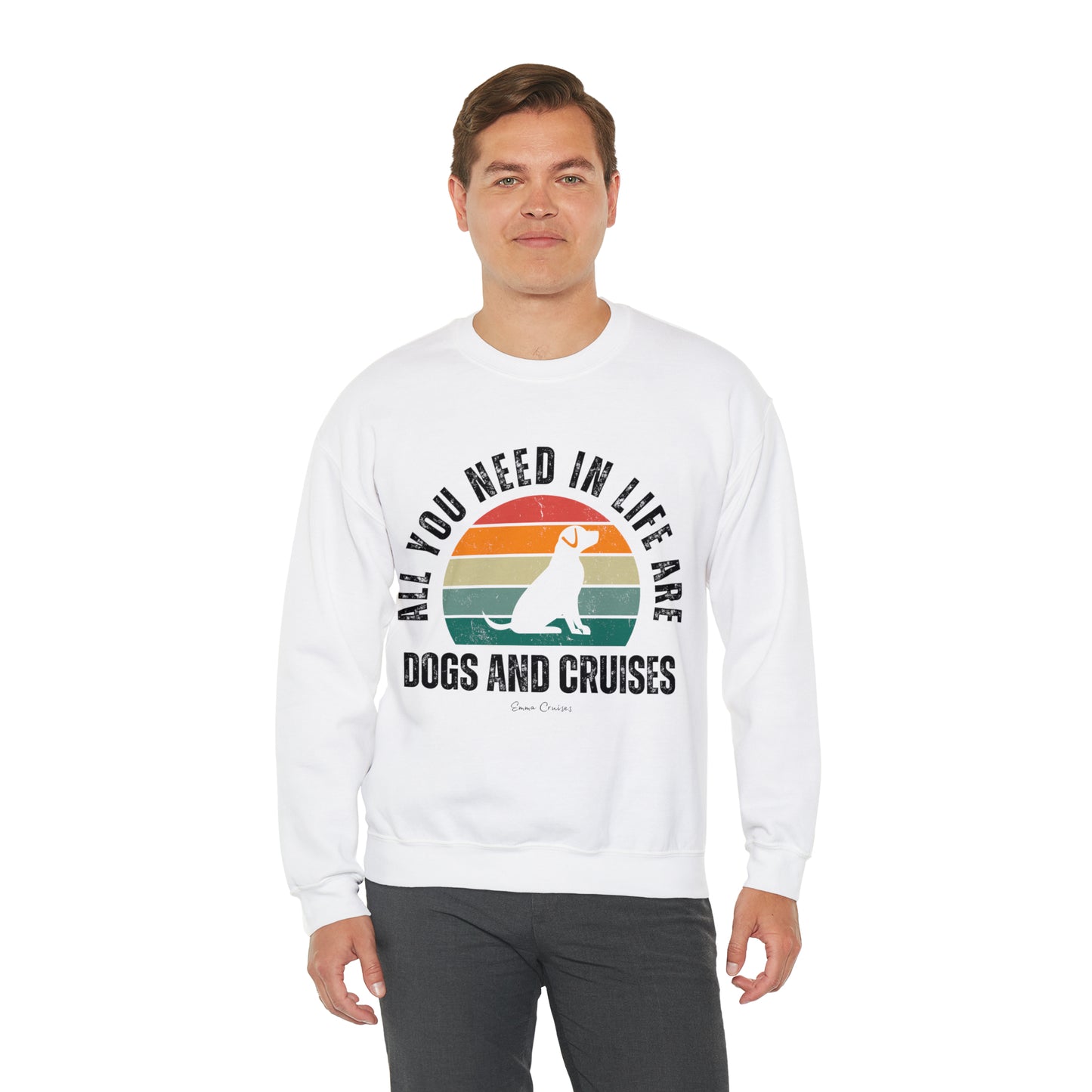 Dogs and Cruises - UNISEX Crewneck Sweatshirt (UK)