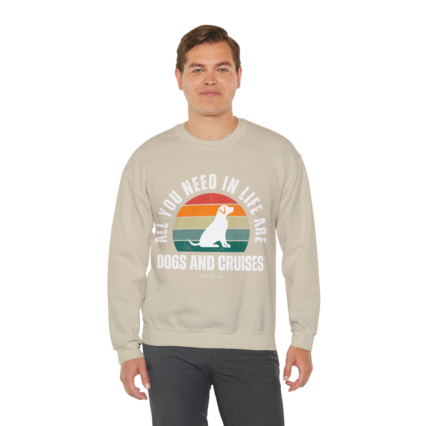 Dogs and Cruises - UNISEX Crewneck Sweatshirt (UK)