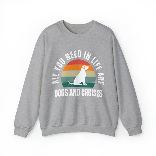 Dogs and Cruises - UNISEX Crewneck Sweatshirt (UK)