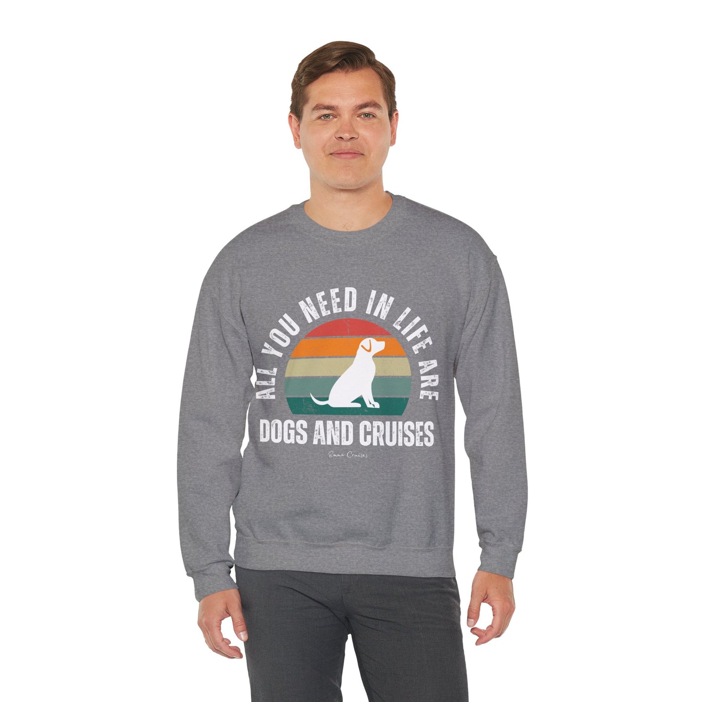 Dogs and Cruises - UNISEX Crewneck Sweatshirt