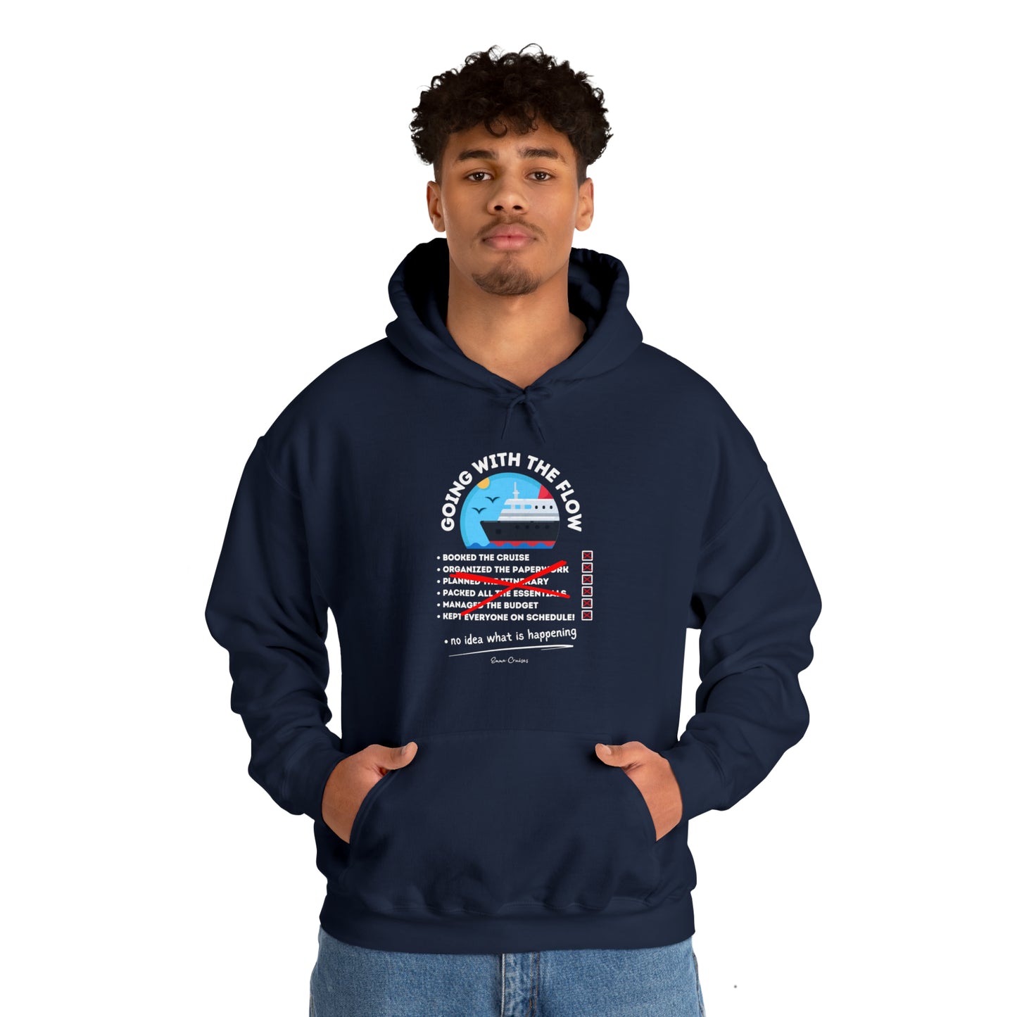 I'm Going With the Flow - UNISEX Hoodie (UK)