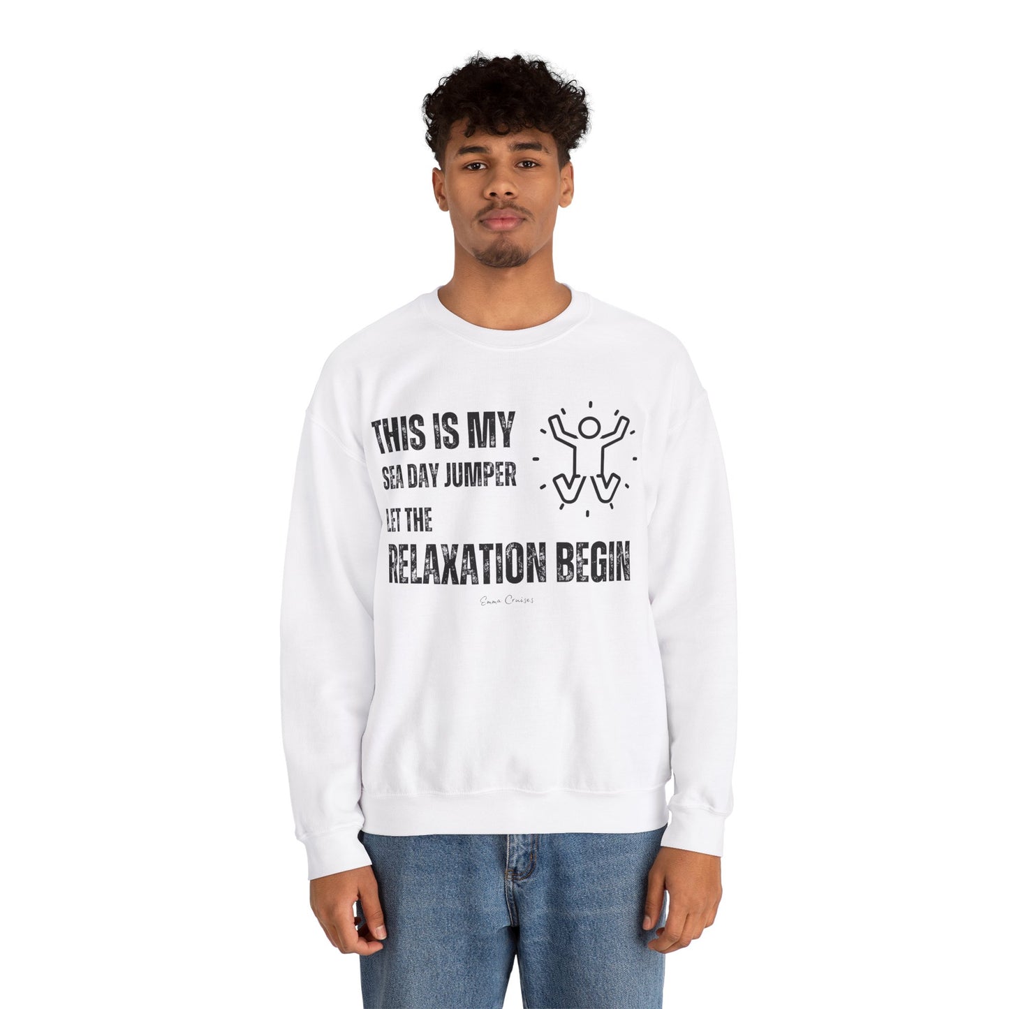 This is My Sea Day Jumper - UNISEX Crewneck Sweatshirt