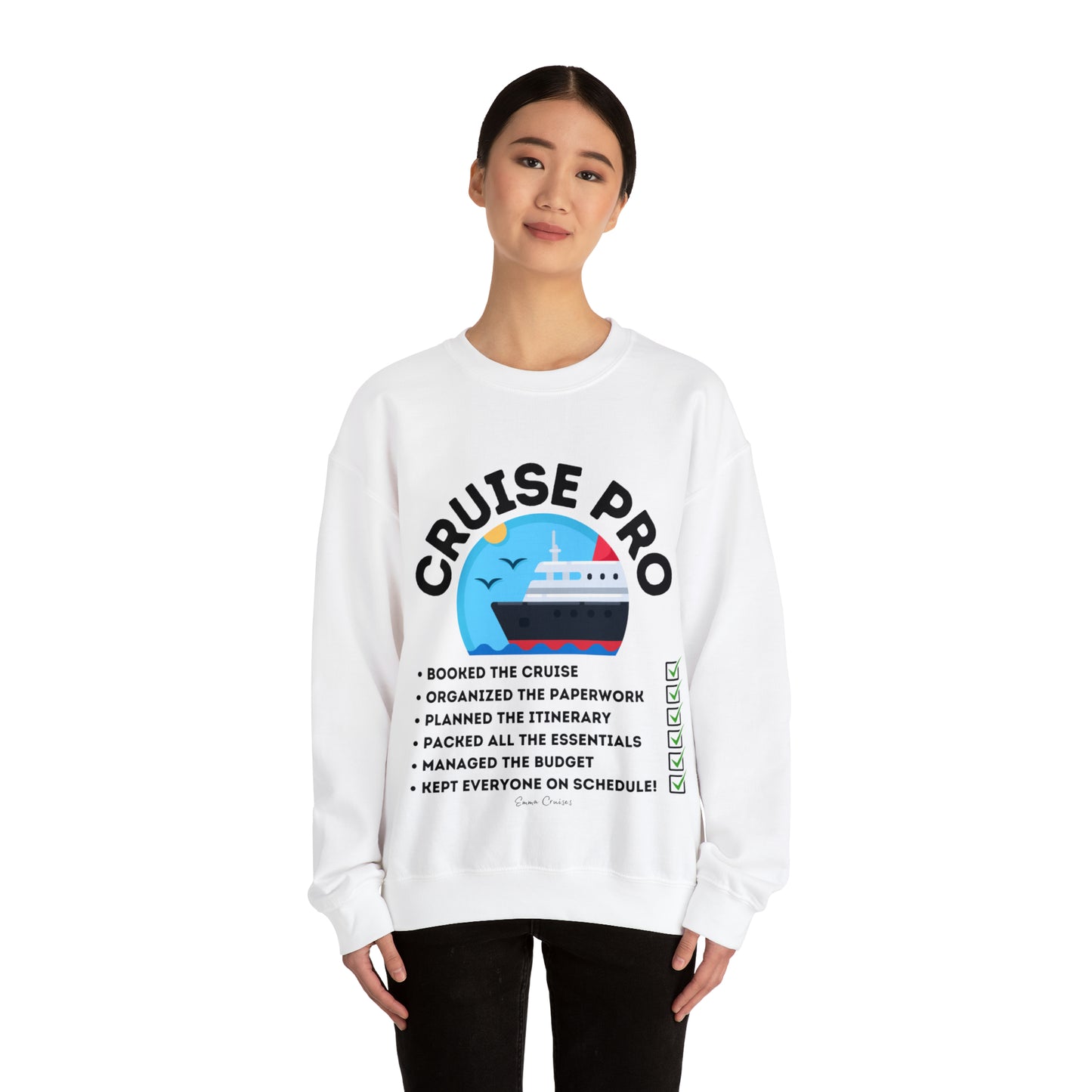 I'm a Cruise Pro - UNISEX Crewneck Sweatshirt (UK)