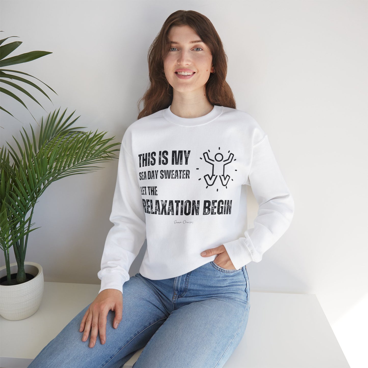 This is My Sea Day Sweater - UNISEX Crewneck Sweatshirt (UK)