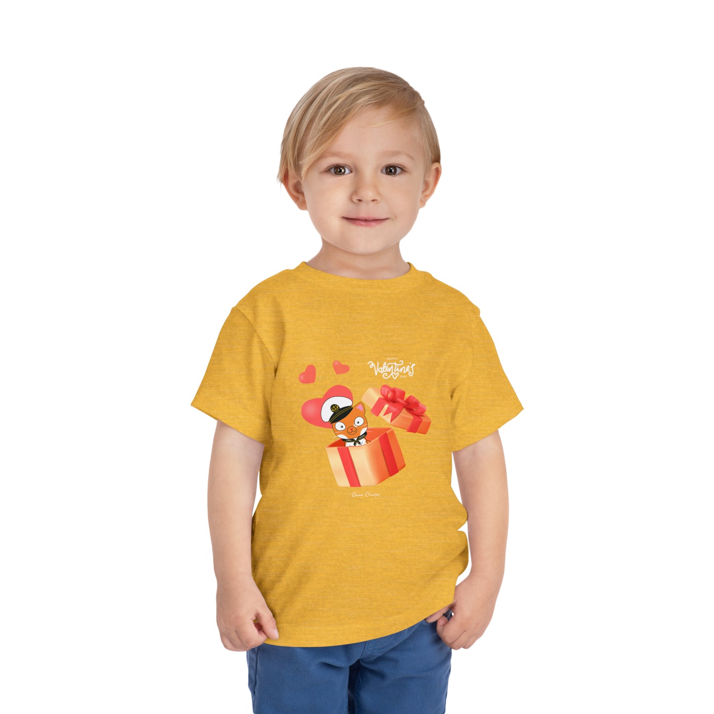 Valentine's Captain Hudson - Toddler UNISEX T-Shirt
