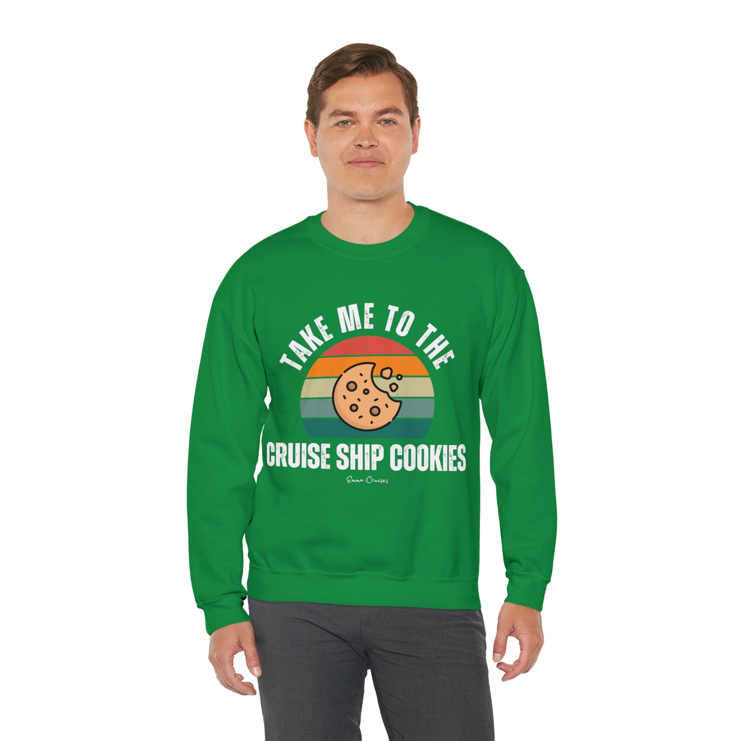 Take Me to the Cruise Ship Cookies - UNISEX Crewneck Sweatshirt (UK)