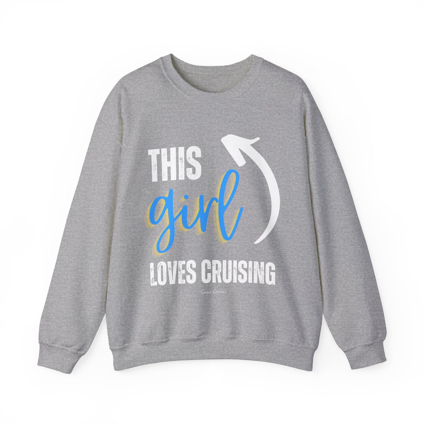 This Girl Loves Cruising - UNISEX Crewneck Sweatshirt (UK)