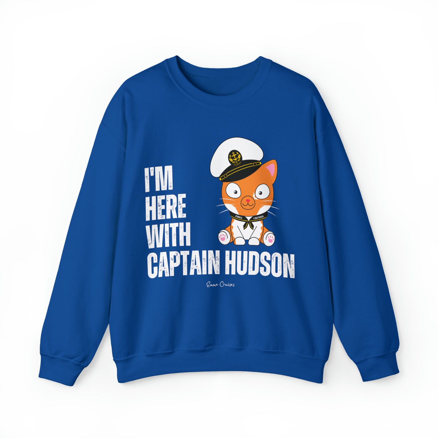 I'm With Captain Hudson - UNISEX Crewneck Sweatshirt (UK)