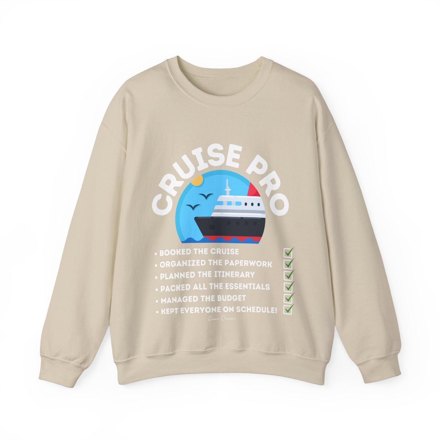I'm a Cruise Pro - UNISEX Crewneck Sweatshirt