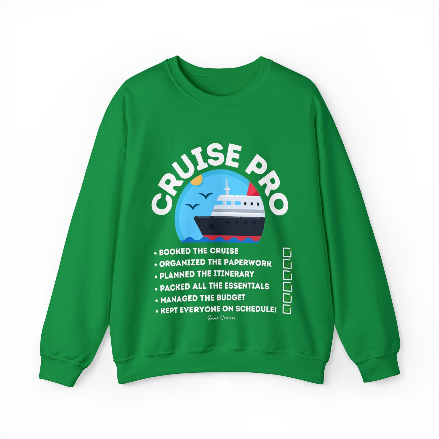 I'm a Cruise Pro - UNISEX Crewneck Sweatshirt (UK)