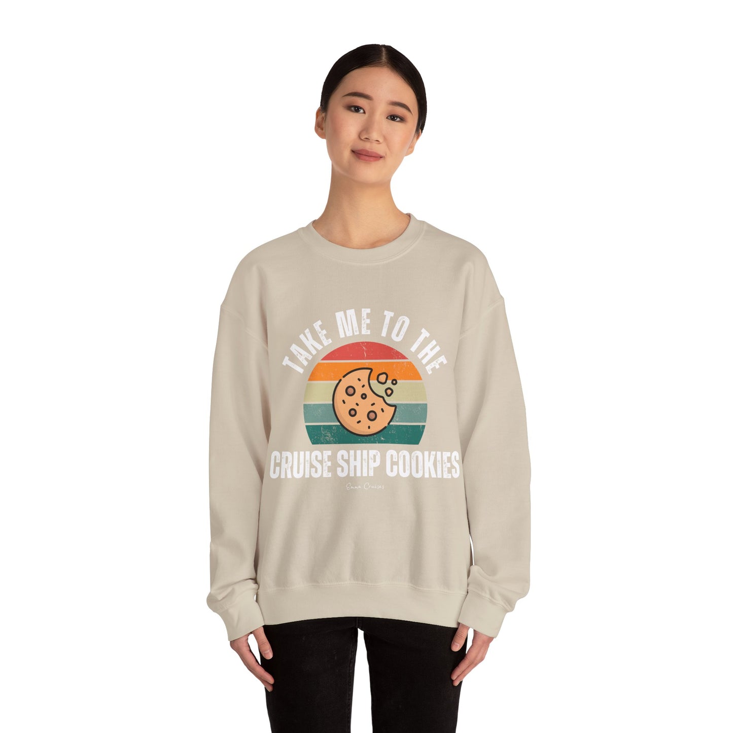 Bring mich zu den Kreuzfahrtschiff-Cookies - UNISEX Crewneck Sweatshirt