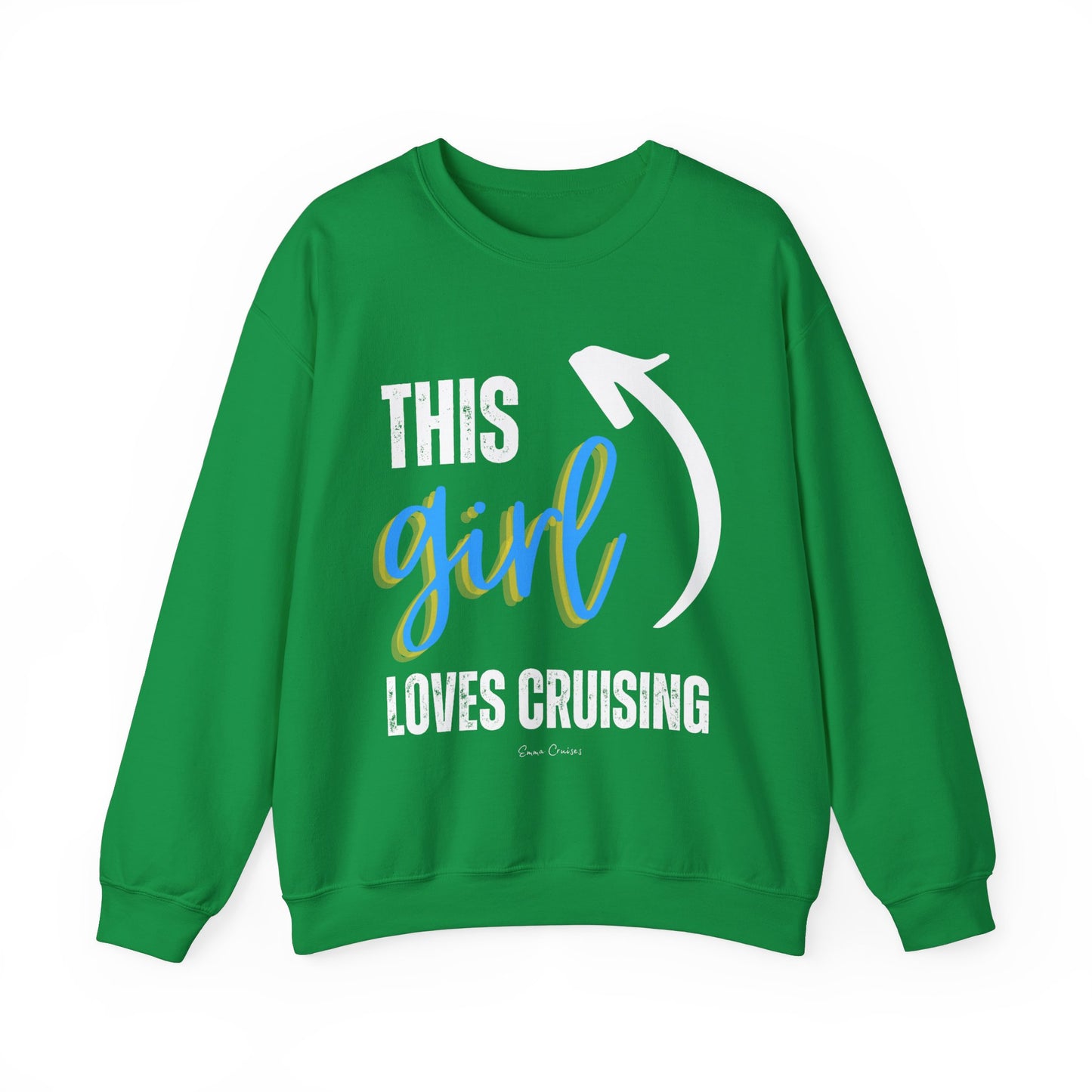 This Girl Loves Cruising - UNISEX Crewneck Sweatshirt (UK)