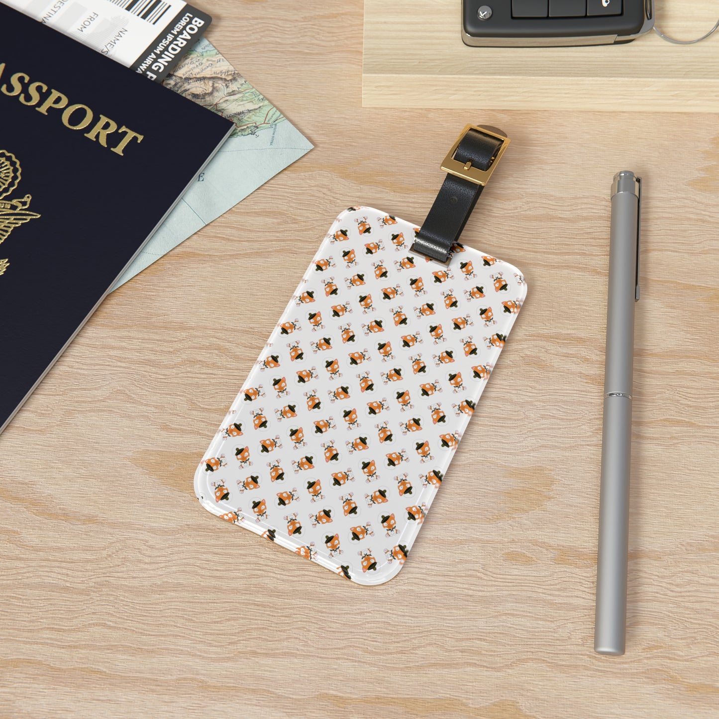 Hudson Tile Print - Luggage Tag