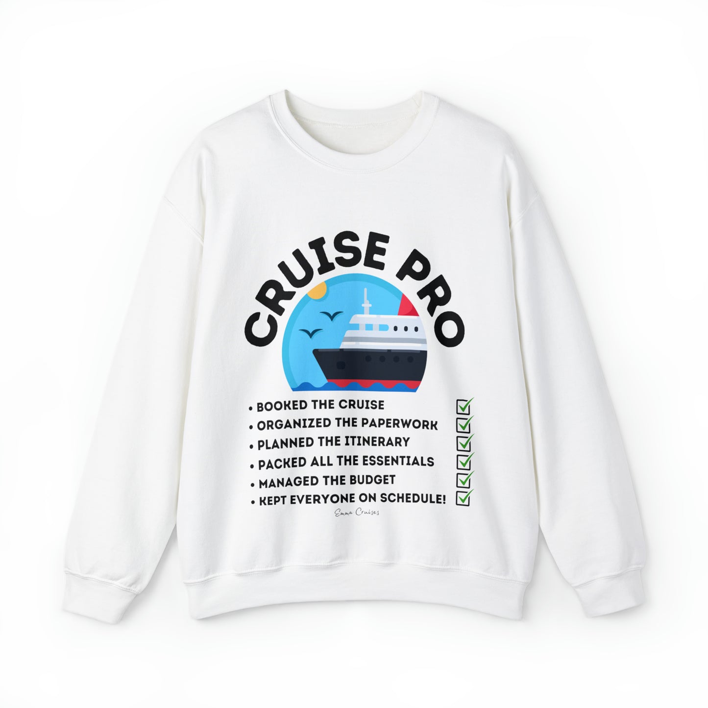 I'm a Cruise Pro - UNISEX Crewneck Sweatshirt (UK)