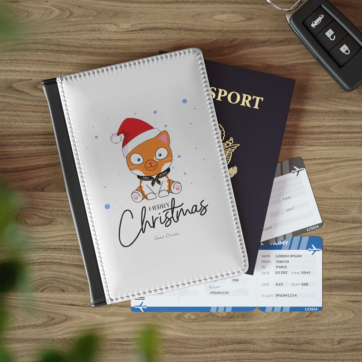 Feliz Navidad - Funda para pasaporte