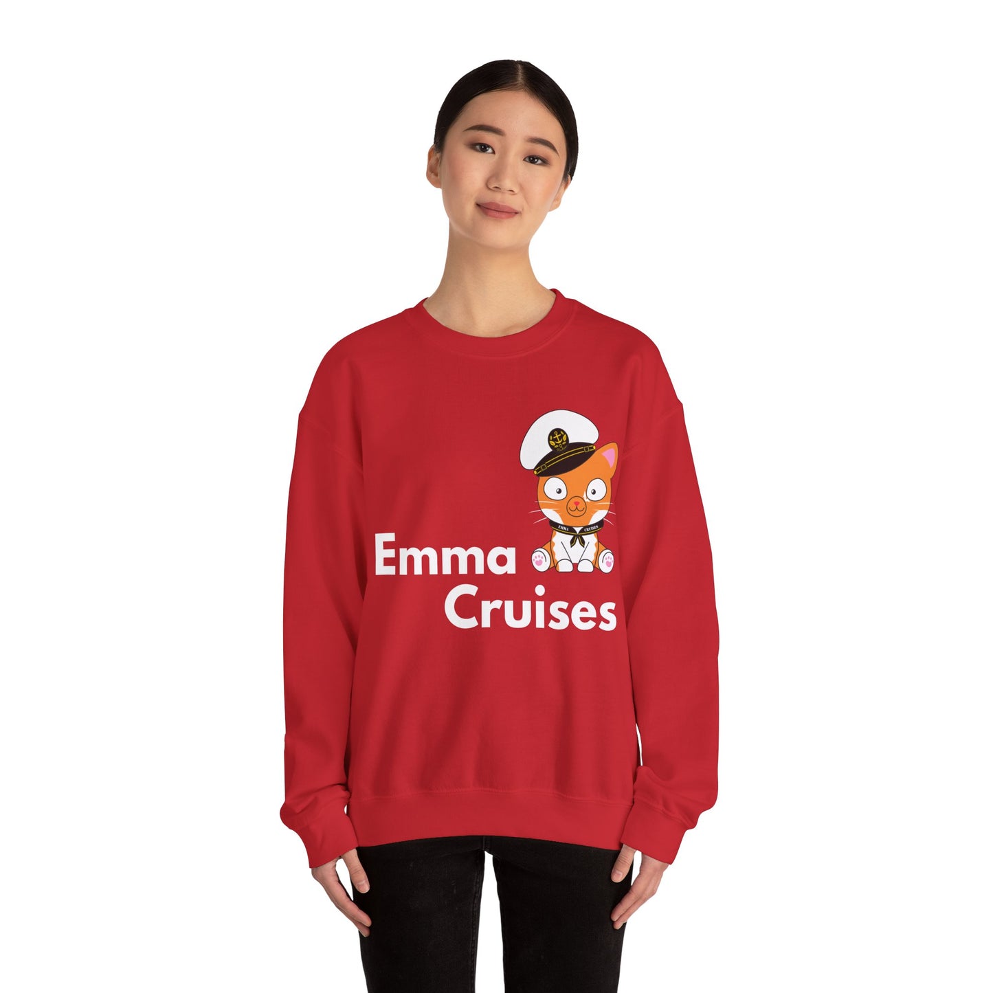 Emma Cruises - Unisex-Sweatshirt mit Rundhalsausschnitt