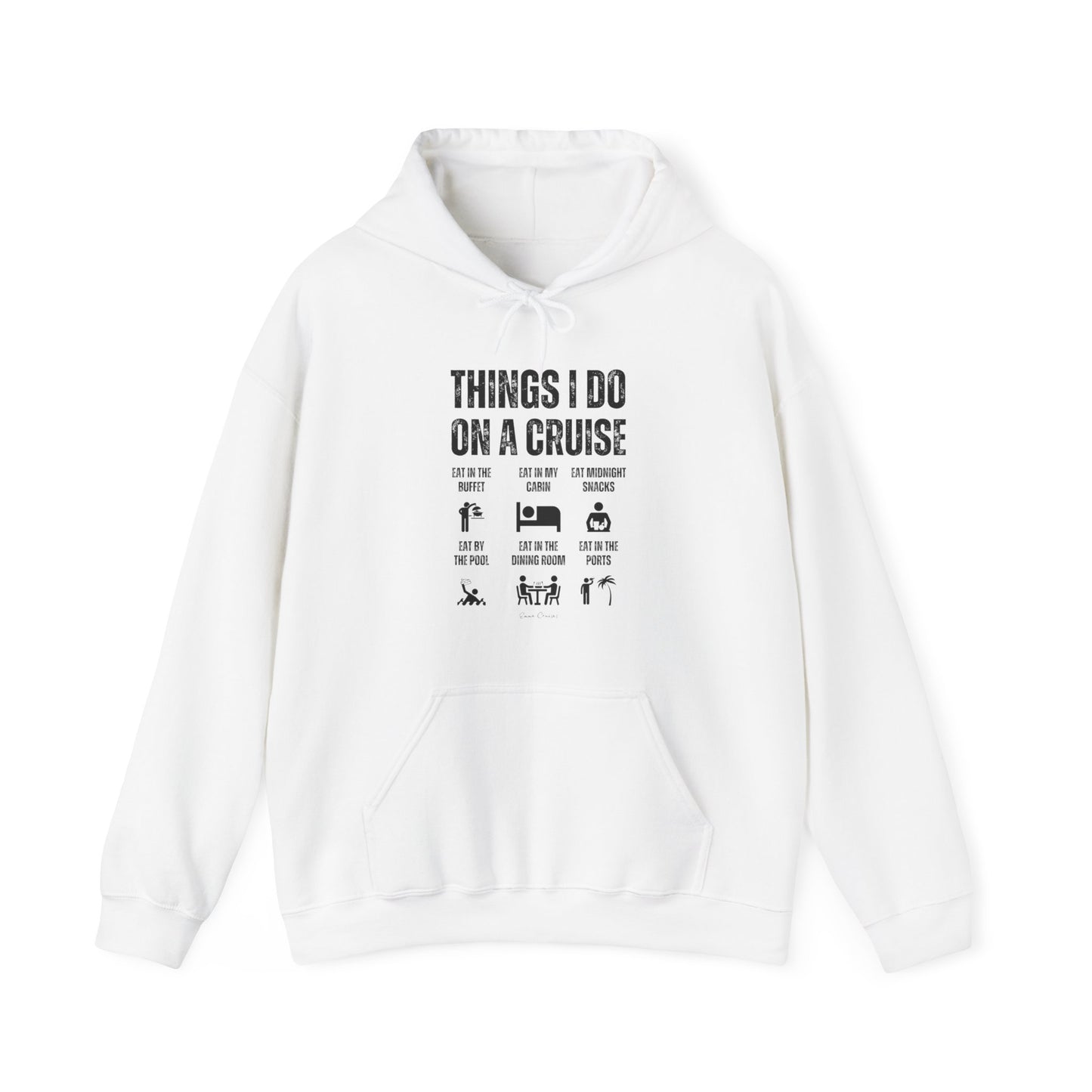 Things I Do on a Cruise - UNISEX Hoodie (UK)