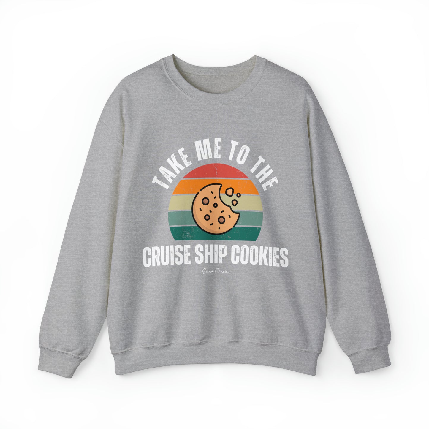 Take Me to the Cruise Ship Cookies - UNISEX Crewneck Sweatshirt (UK)