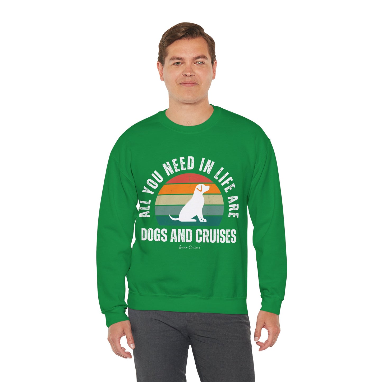 Dogs and Cruises - UNISEX Crewneck Sweatshirt