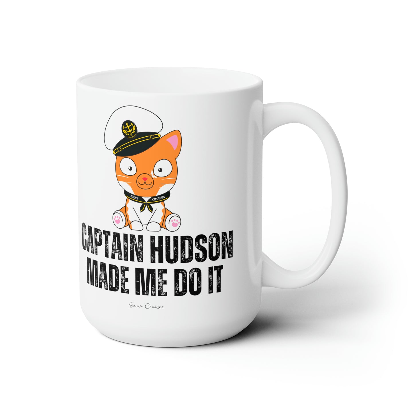Capitán Hudson me obligó a hacerlo - Taza de cerámica 