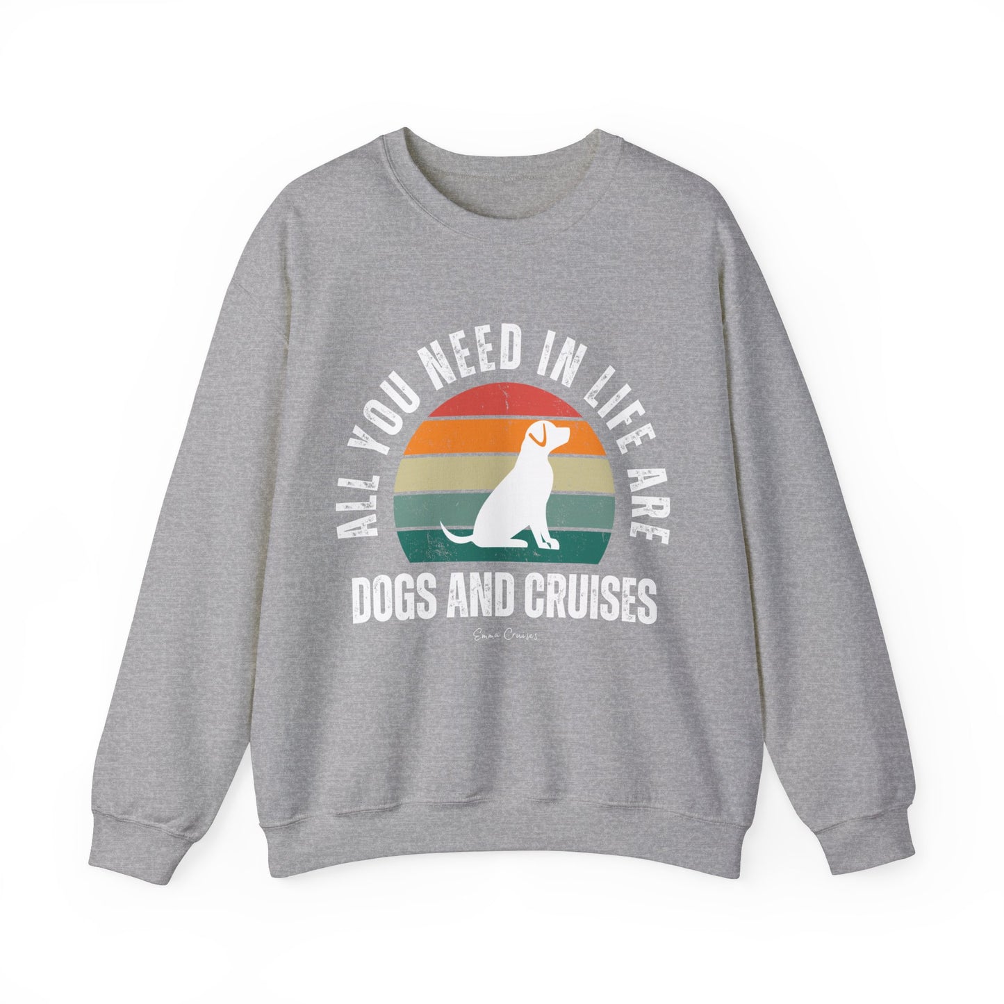 Dogs and Cruises - UNISEX Crewneck Sweatshirt