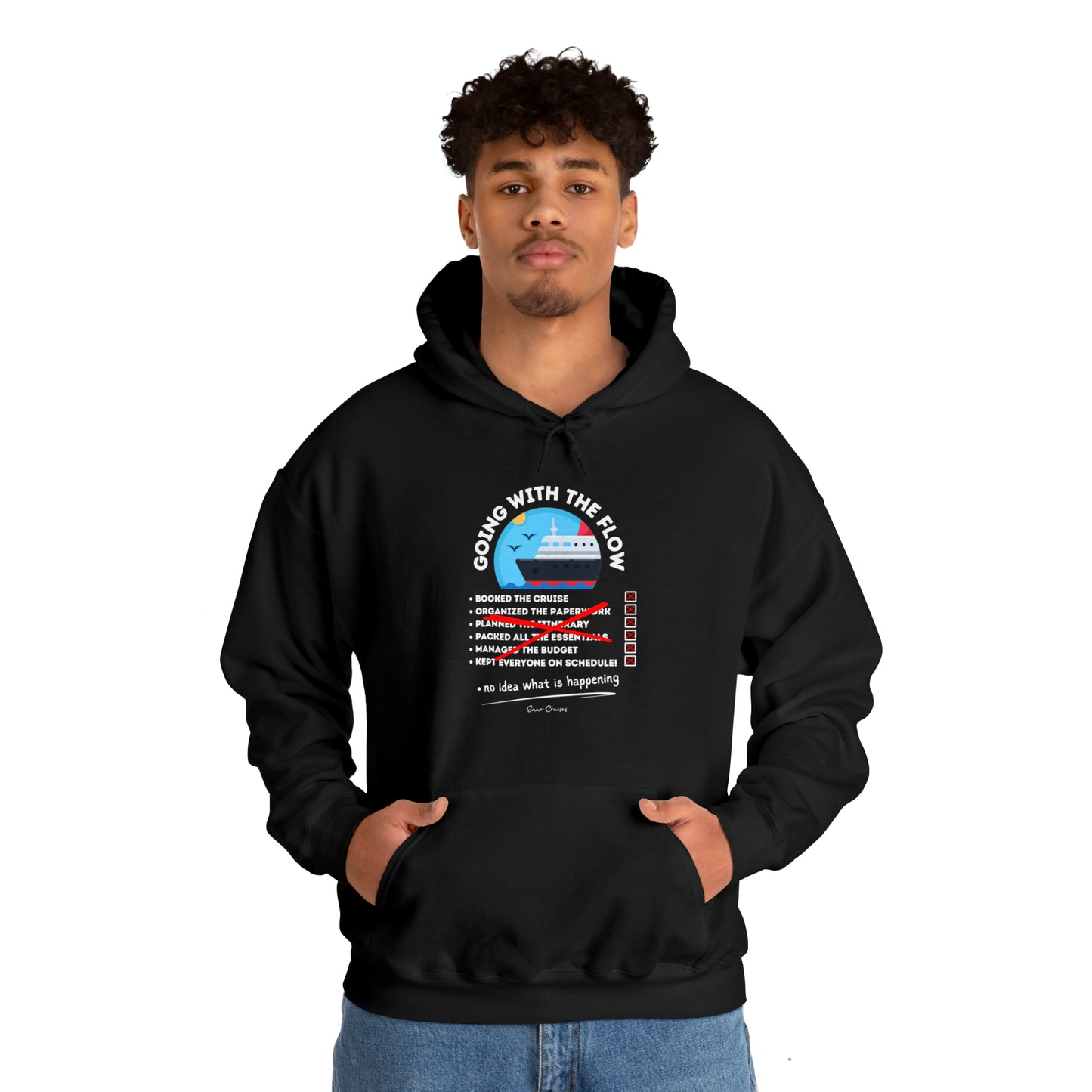 I'm Going With the Flow - UNISEX Hoodie (UK)