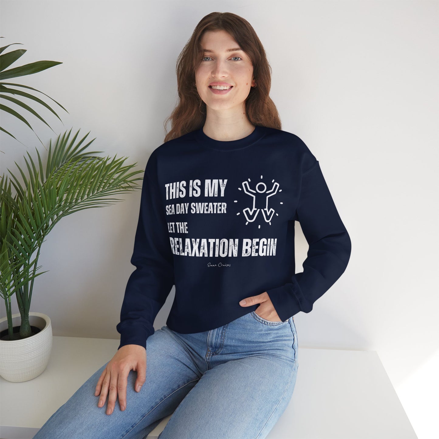 This is My Sea Day Sweater - UNISEX Crewneck Sweatshirt (UK)