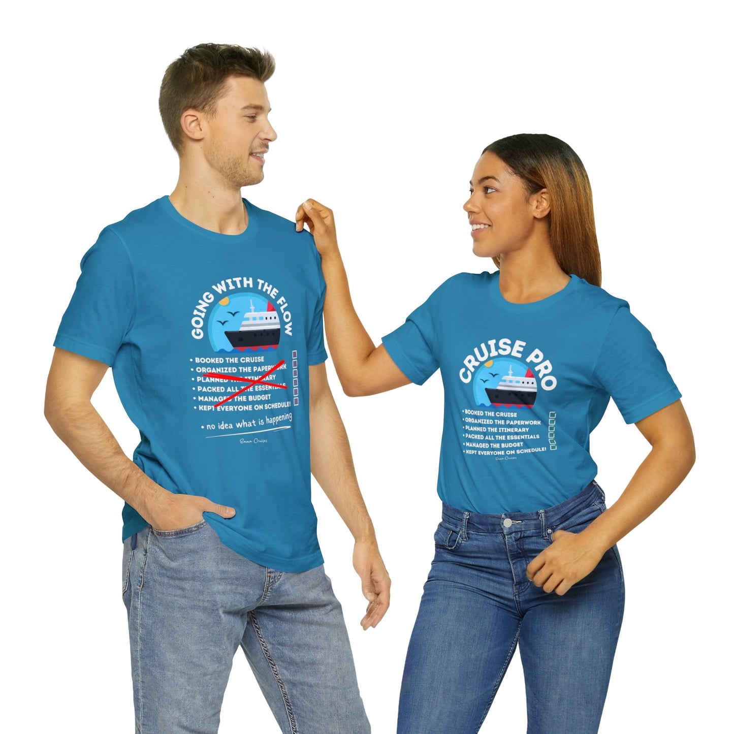 Cruise Pro/Going With the Flow T-Shirt Bundle (Aqua)