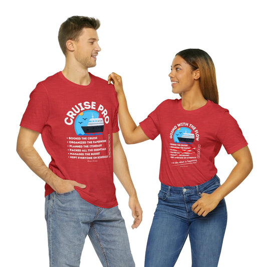 Cruise Pro/Going With the Flow T-Shirt Bundle (Heather Red)